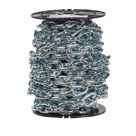 Campbell Chain & Fittings Campbell 3/8 in. Single Jack Carbon Steel Proof Coil Chain 3/8 in. D X 35 ft. L 722327